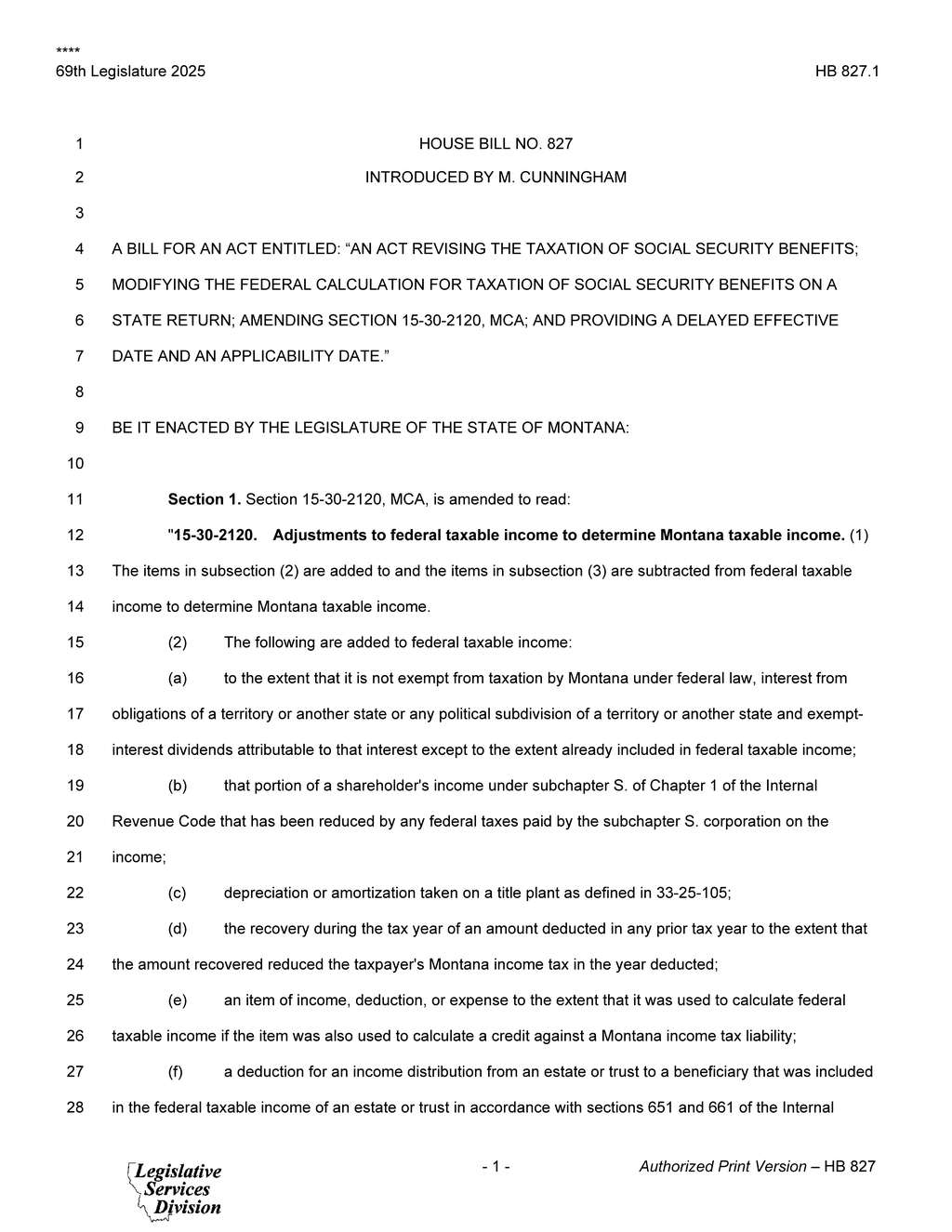 Montana Legislature introduces tax reduction for education savings contributions