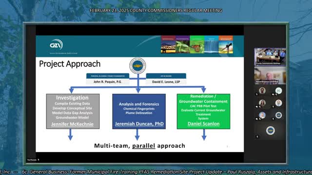Massachusetts team investigates PFAS contamination and groundwater remediation strategies
