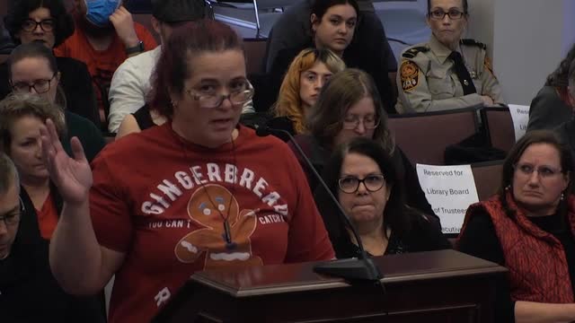 Warren County residents oppose county takeover of Samuel's Library citing community needs