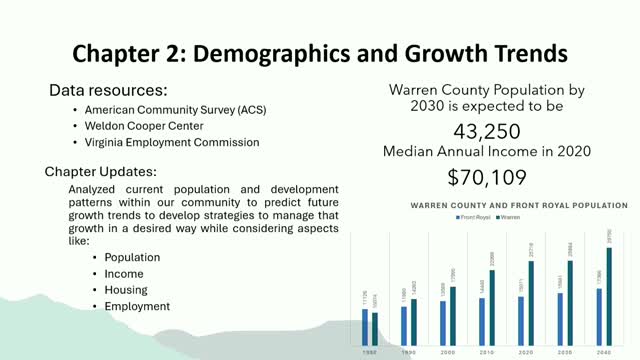 Warren County updates development plan focusing on population growth and resource management