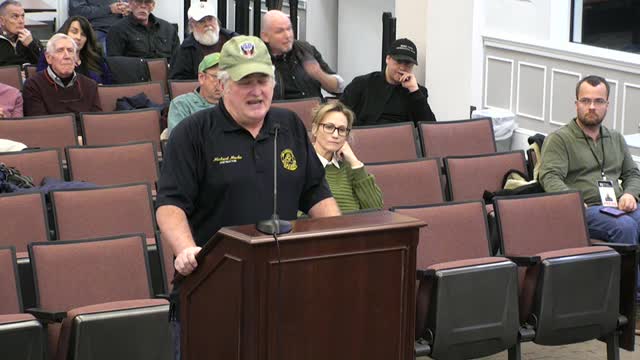 Resident John Jenkins criticizes county spending on Front Royal debt payments