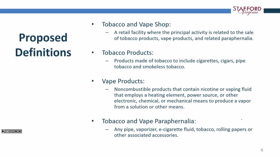 Stafford County Board tackles youth vaping crisis with new ordinance proposal
