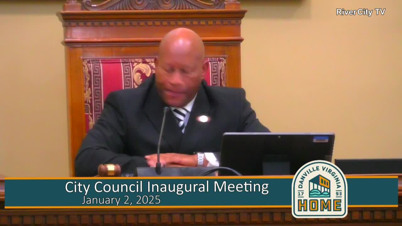 Danville City Council reelects Mayor Jones and appoints Buckner as new Vice Mayor