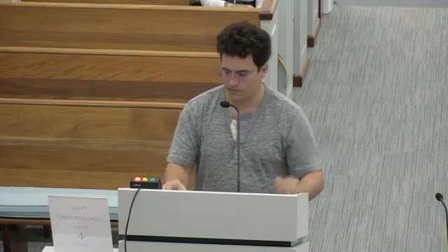 John Ward questions environmental budget allocations at city council meeting