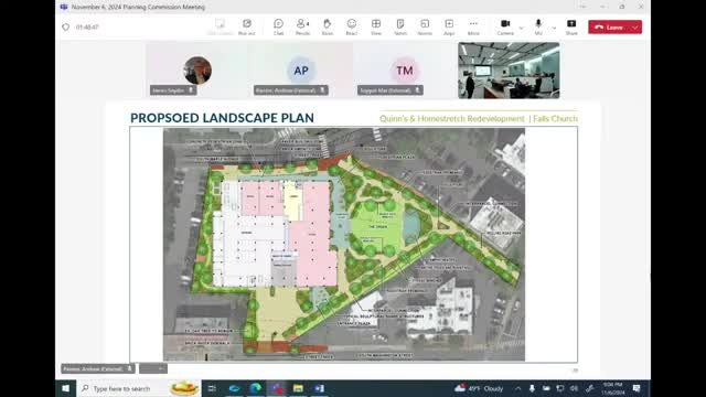 Falls Church planning commission evaluates affordable housing proposals during site plan discussion