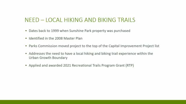 City plans new mountain biking and hiking trails following grant approval