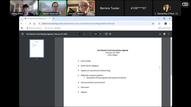 Baltimore County Commission begins redistricting meetings amidst public funding discussions