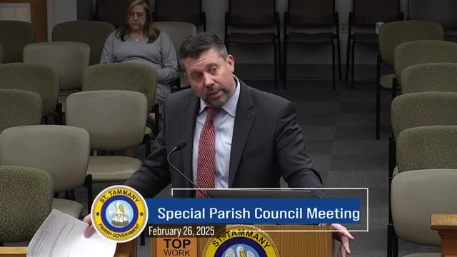 St. Tammany Council promotes sales tax rededication for infrastructure on March ballot
