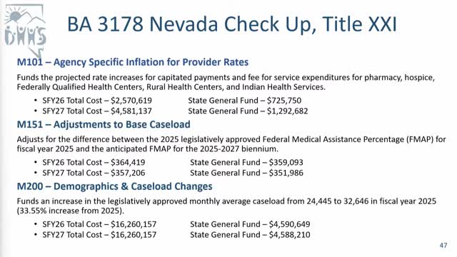 Nevada lawmakers approve budget for public option and healthcare programs