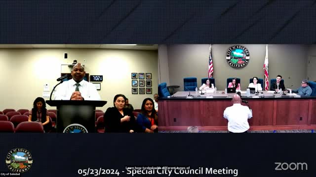 Councilman Gonzalo Sanchez outlines top priorities for Soledad's short council term