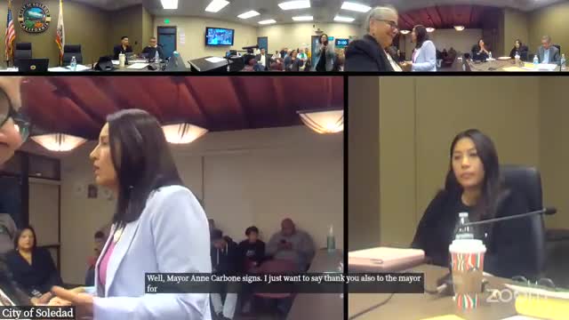 Soledad Mayor acknowledges community support and encourages female leadership