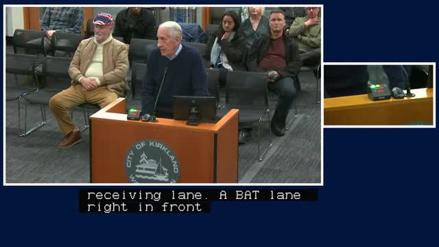 Houghton residents discuss Starbucks parking loss with Council member Balducci