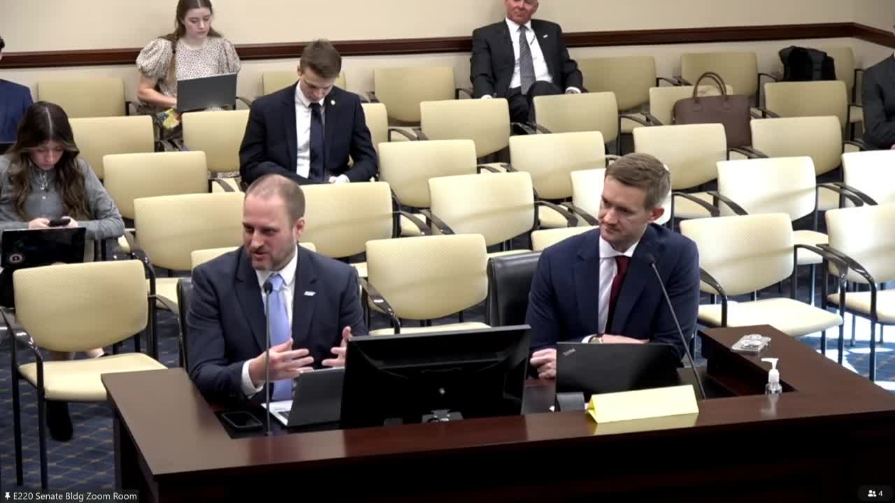 Senator Reby reviews bill changes reducing code from 10 pages to 1