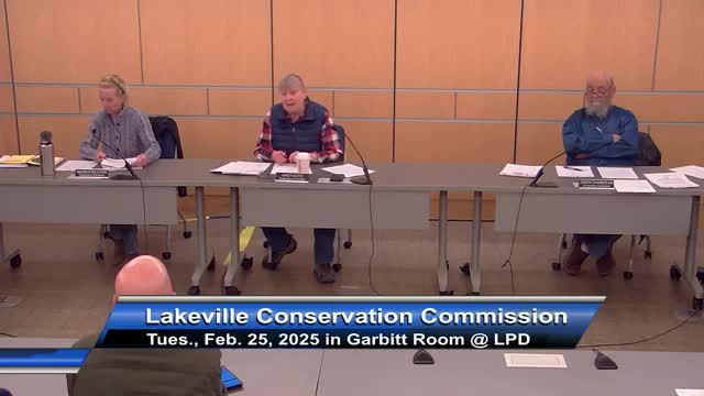 Lakeville Conservation Committee recommends Bill O'Fanos for appointment
