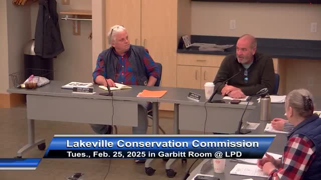Lakeville Conservation Commission: votes and procedural actions from Feb. 25 meeting