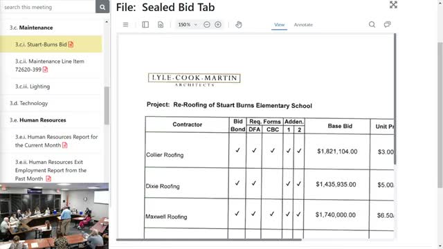 Bid packet omits crucial criminal background check requirement