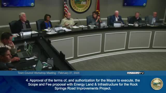 Smyrna City Council approves road improvements and contracts for multiple community projects