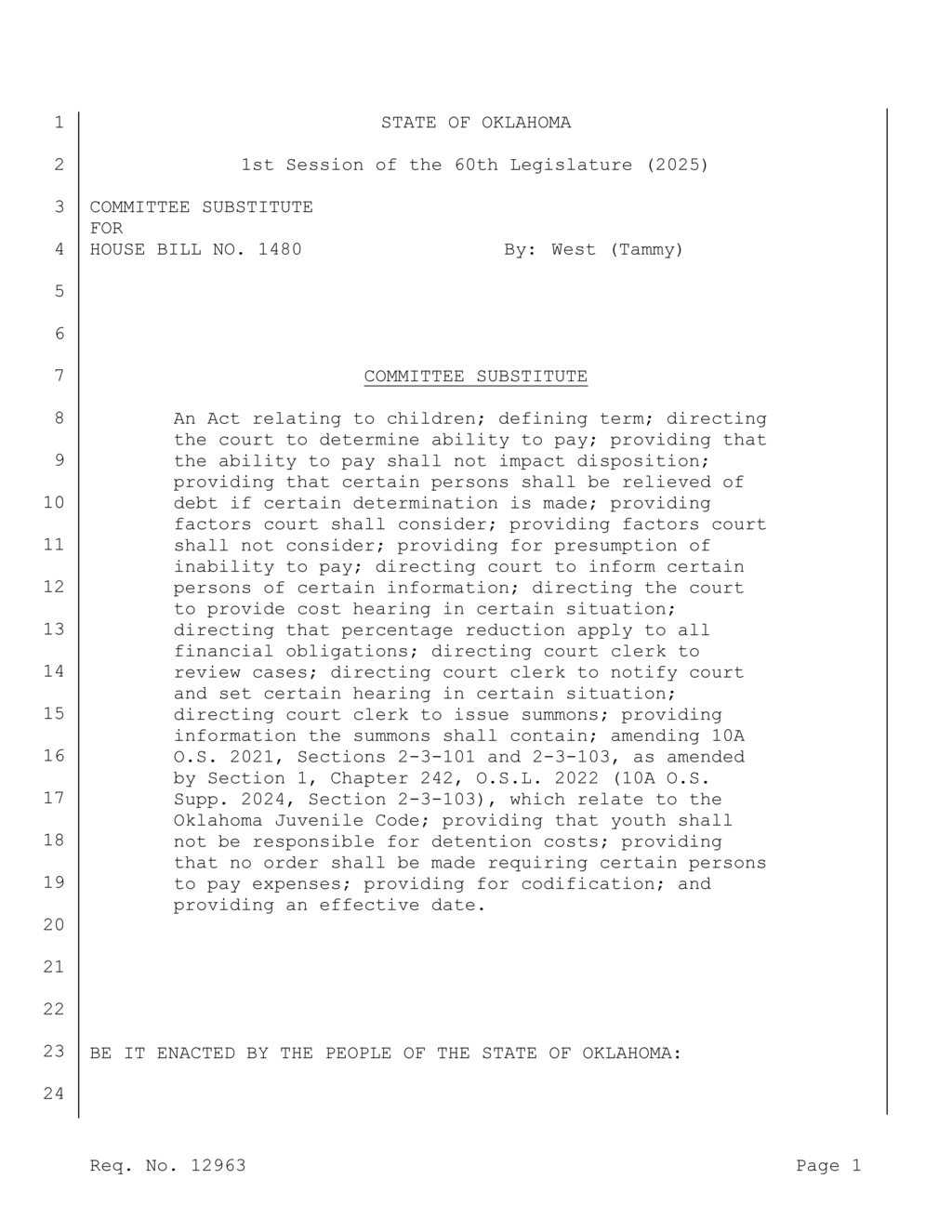 Oklahoma County commissioners mandated to certify juvenile detention facilities