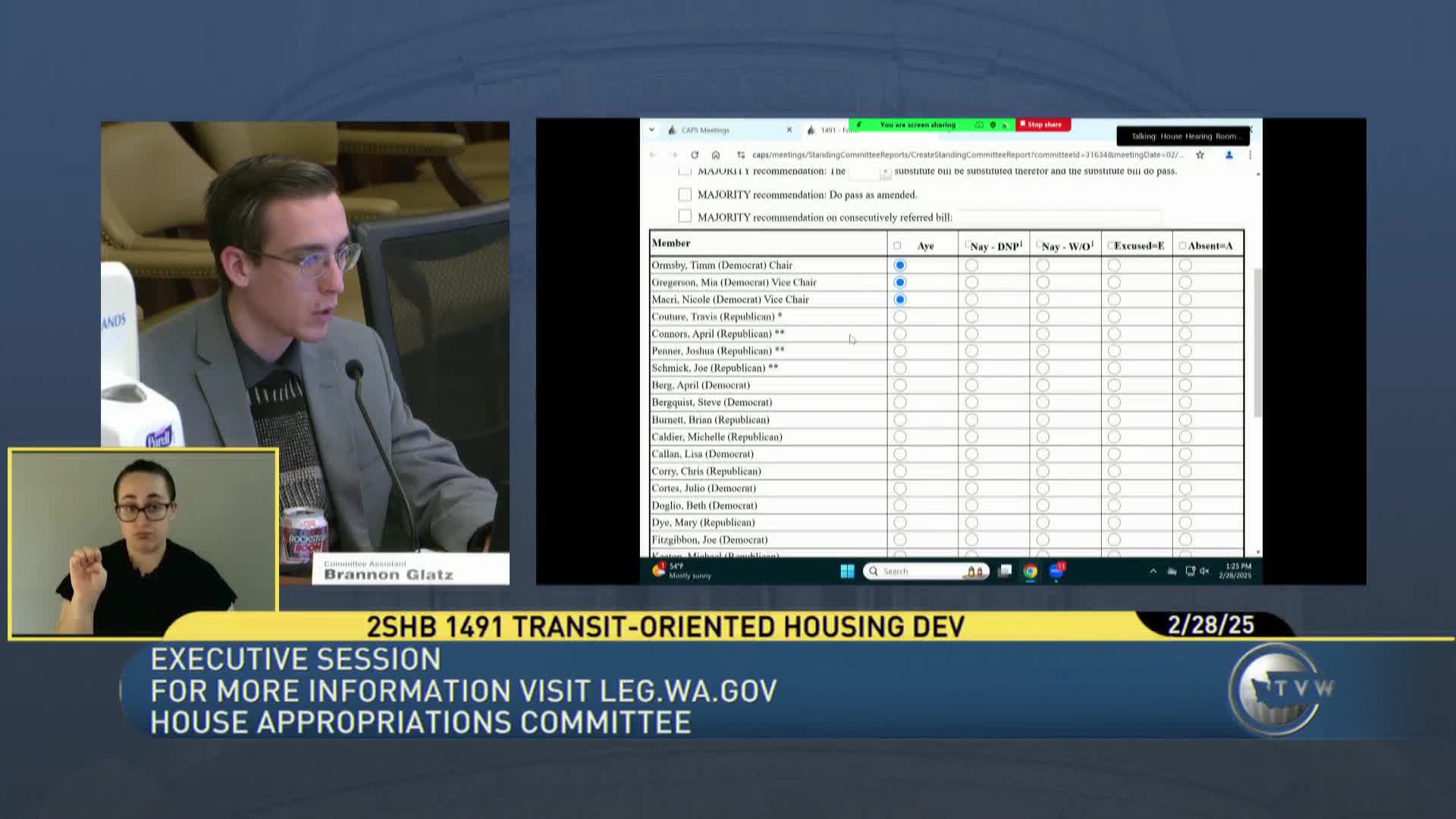 Committee passes multiple house bills including affordable housing and workforce development measures