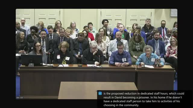 Parents urge Maryland legislators to reconsider DDA budget cuts impacting disabled services