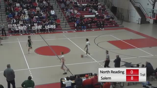 Salem Witches hold 24 18 lead over North Reading Hornets at halftime