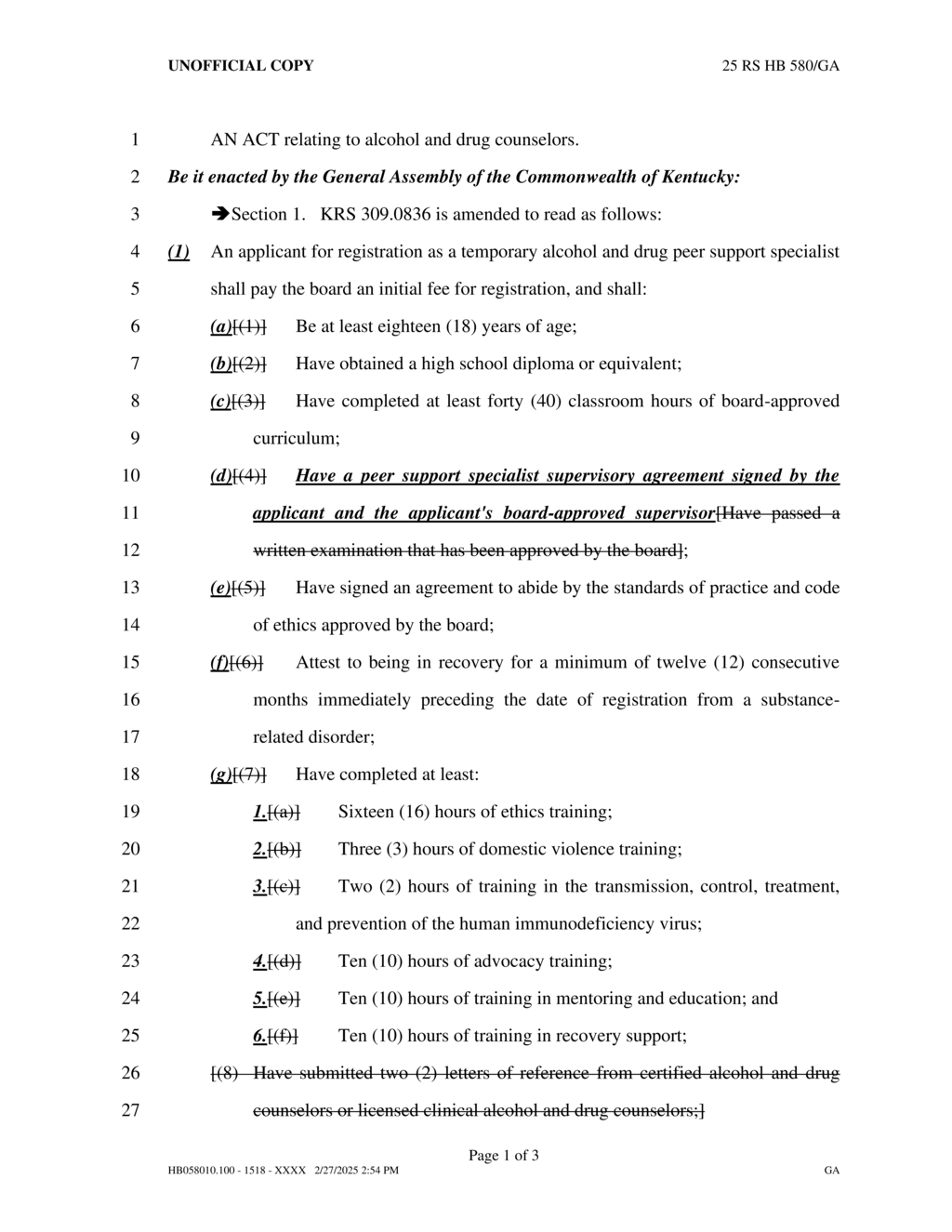 Kentucky updates regulations for alcohol and drug peer support specialists