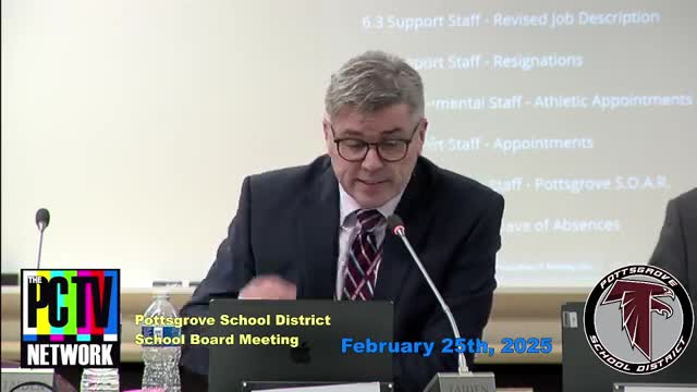 Pottsgrove School Board approves modified calendar and celebrates assistant principal appointment