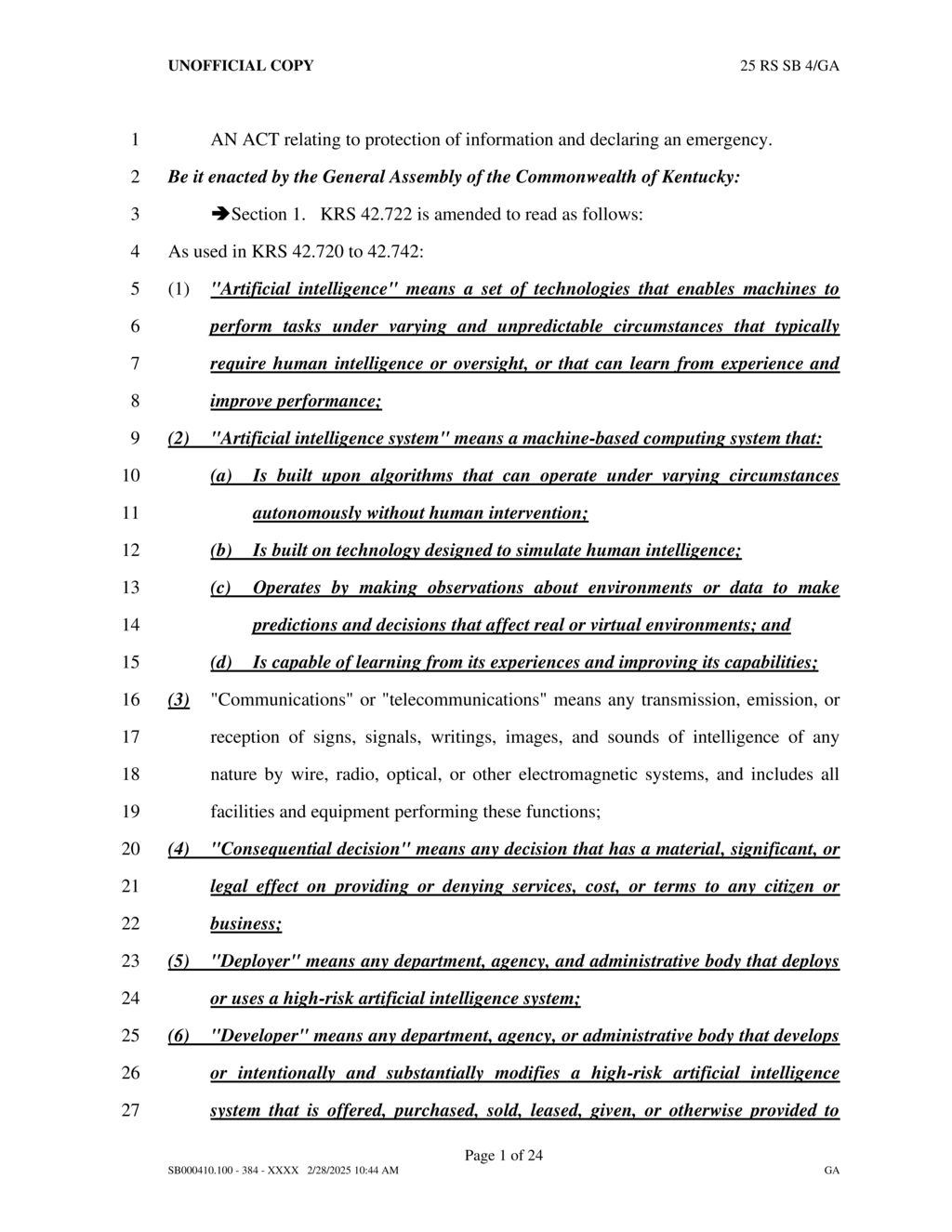 Commonwealth Office of Technology mandates AI training and reporting for state employees