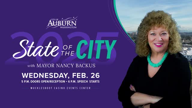 Mayor Nancy Backus outlines Auburn's challenges and future initiatives at annual address