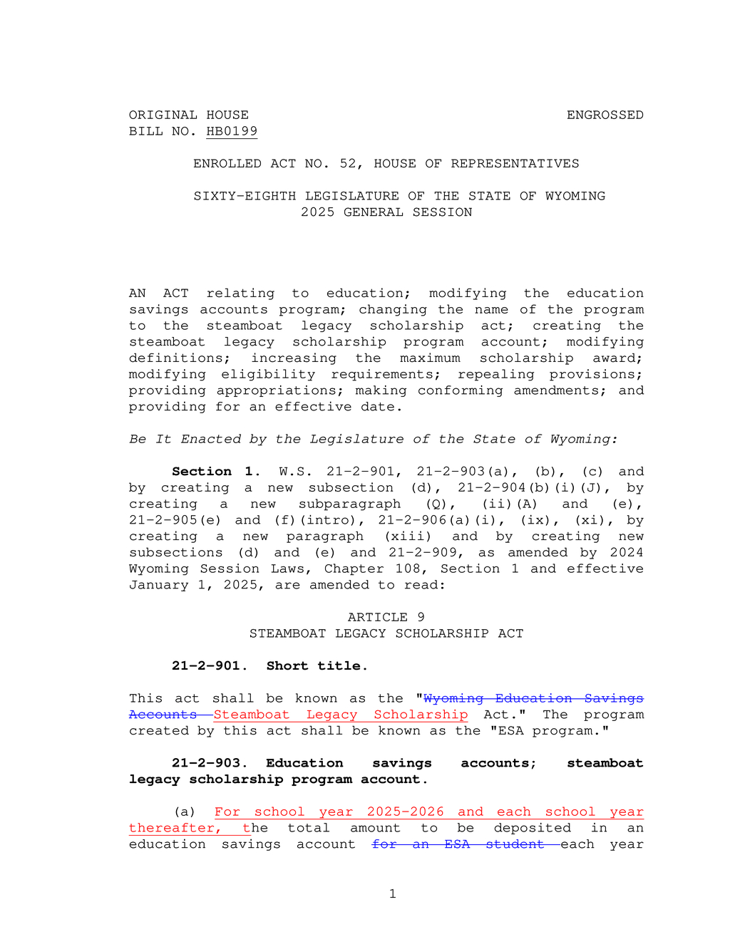 Wyoming State Superintendent establishes rules for Education Savings Account eligibility