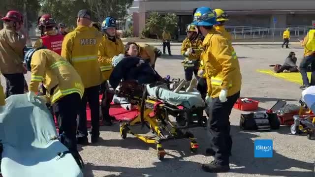 Torrance Fire Department runs recruit drills and mass-casualty exercise with Area G partners