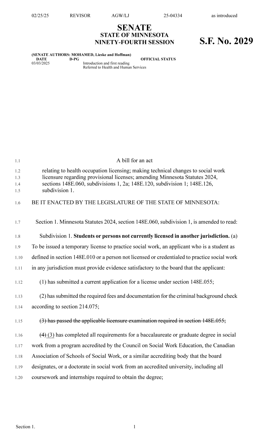 Minnesota Board enacts new rules for temporary social worker licenses and supervision