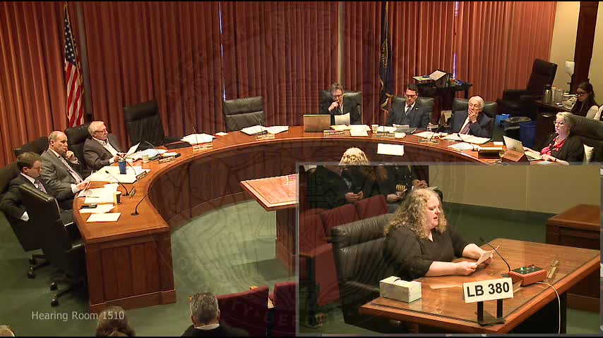 Opposition mounts against LB 380 in Nebraska Health Committee hearing