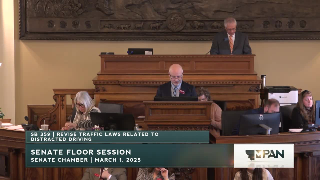 Senate passes distracted‑driving measure ('Chloe's Law') after emotional floor debate