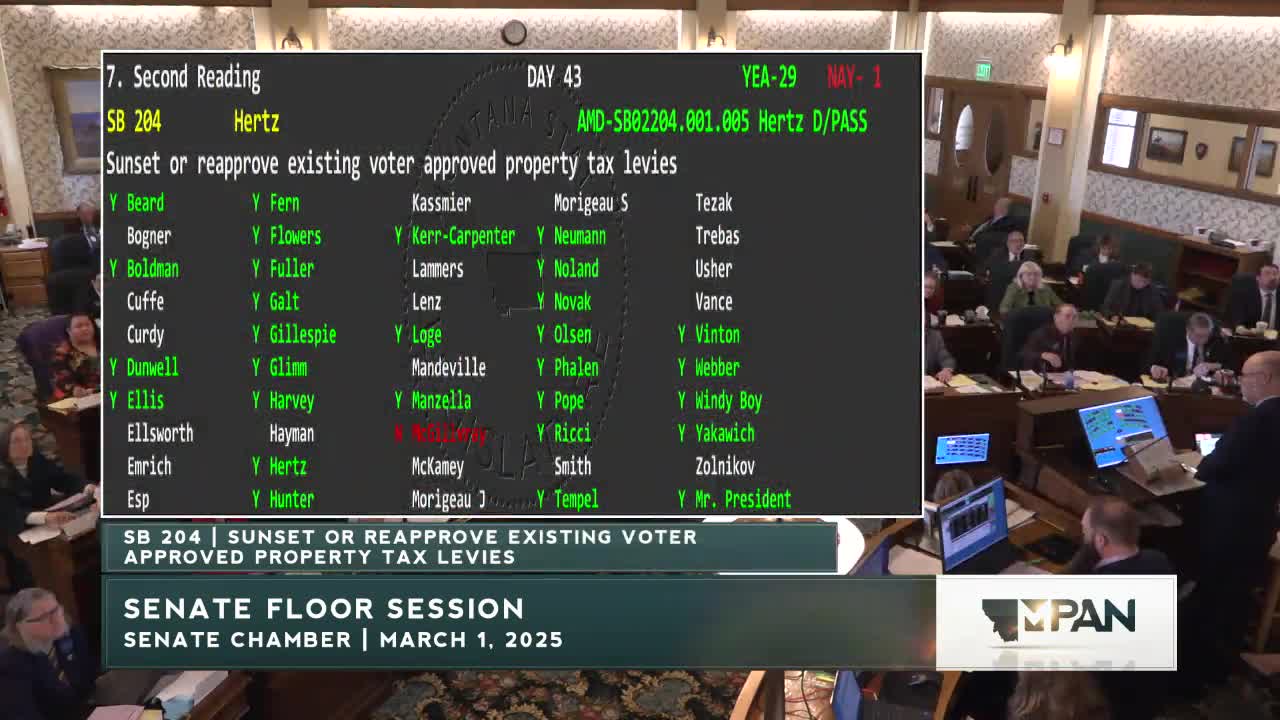 Senate advances bill to require voter reauthorization of certain levies, with exemptions for schools and emergency services