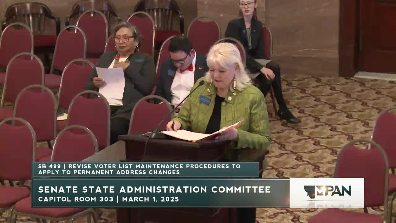 Montana Senate discusses bill protecting snowbirds from voter list maintenance
