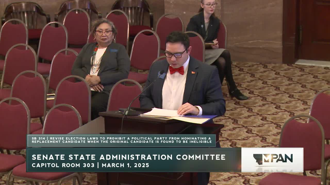 Montana lawmakers approve election bill to prevent ineligible candidate replacements