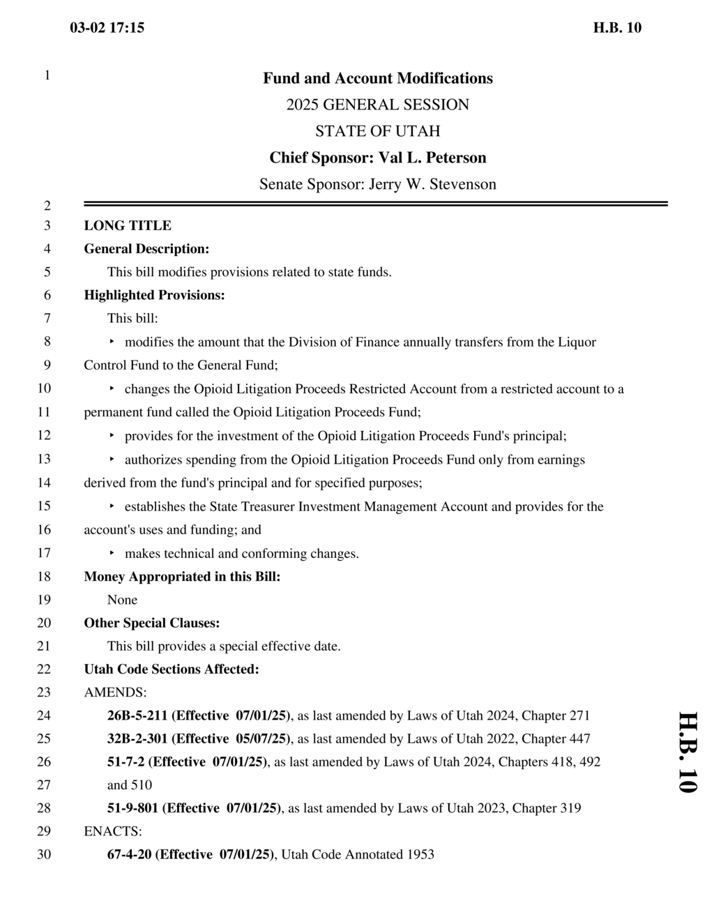 Utah Department allocates $1M annually for employee salaries and technology upgrades