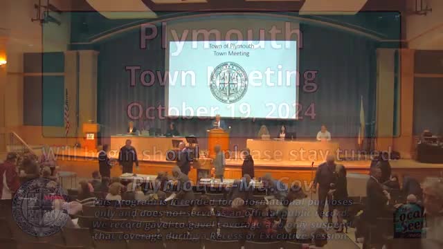 Plymouth opens 2024 Fall Town Meeting with salute and community updates