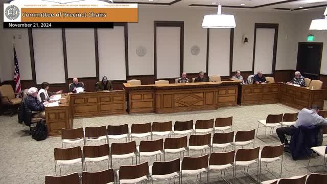 Plymouth precinct chairs welcome new admin Kristen Ford during hybrid meeting