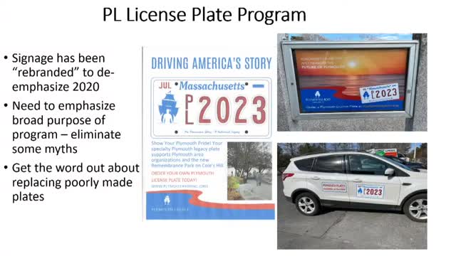 Plymouth extends specialty license plate program to promote local heritage