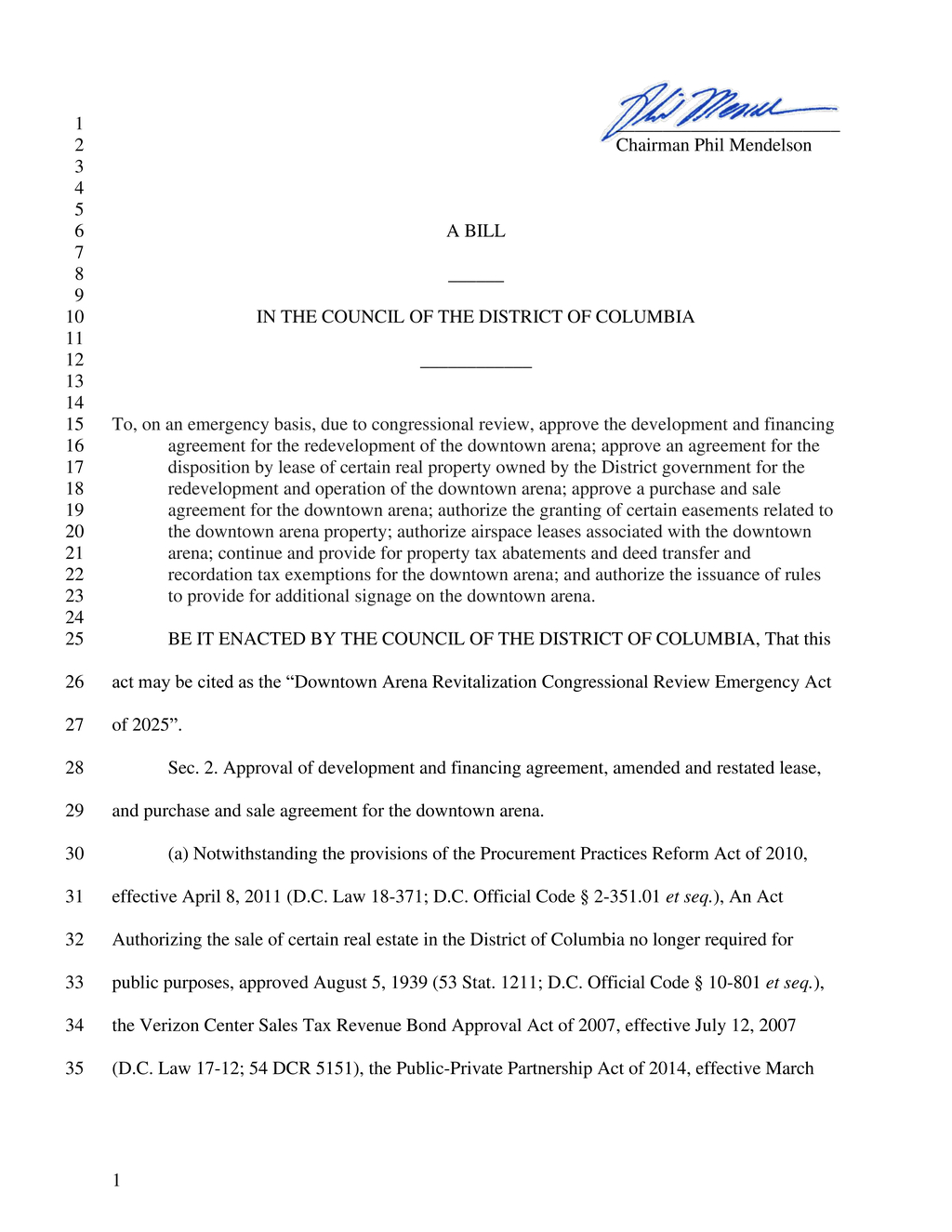 DC Council extends tax exemptions for downtown arena and property transfers