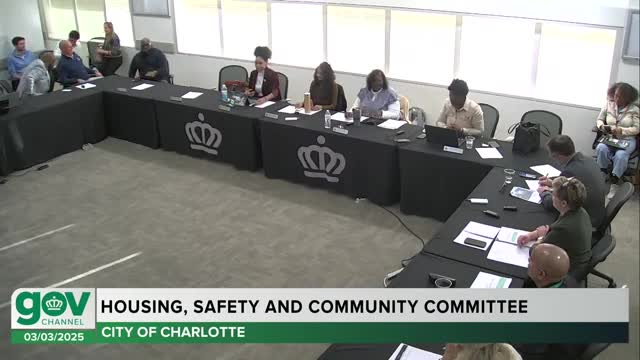 Charlotte City Council reviews recommendations for strengthening minimum housing code enforcement