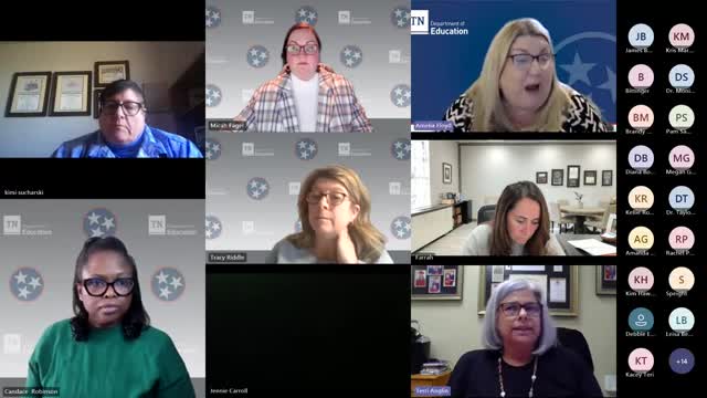 Educators discuss financial coding issues with TCRS representative