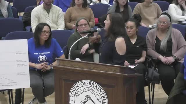 Braintree parents oppose closure of Ross Elementary citing community impact
