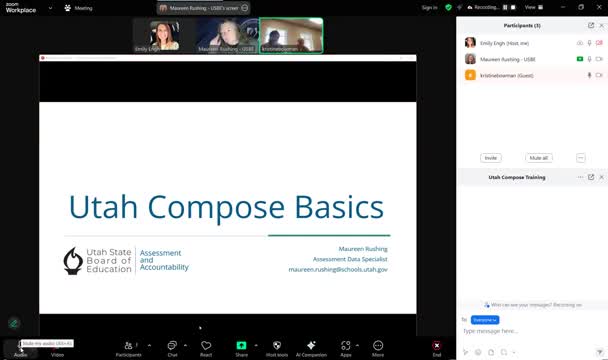 Utah Compose training equips teachers with writing assessment tool