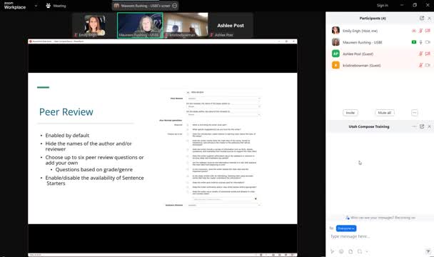 Teachers enhance student feedback with customizable peer review options