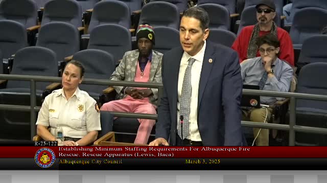 Fire Chief Armijo addresses paramedic staffing negotiations with city council members