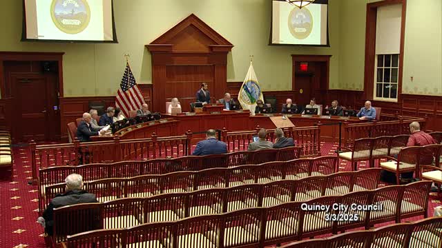 Quincy City Council honors Edward Hartnett and celebrates girls basketball tournament advancement