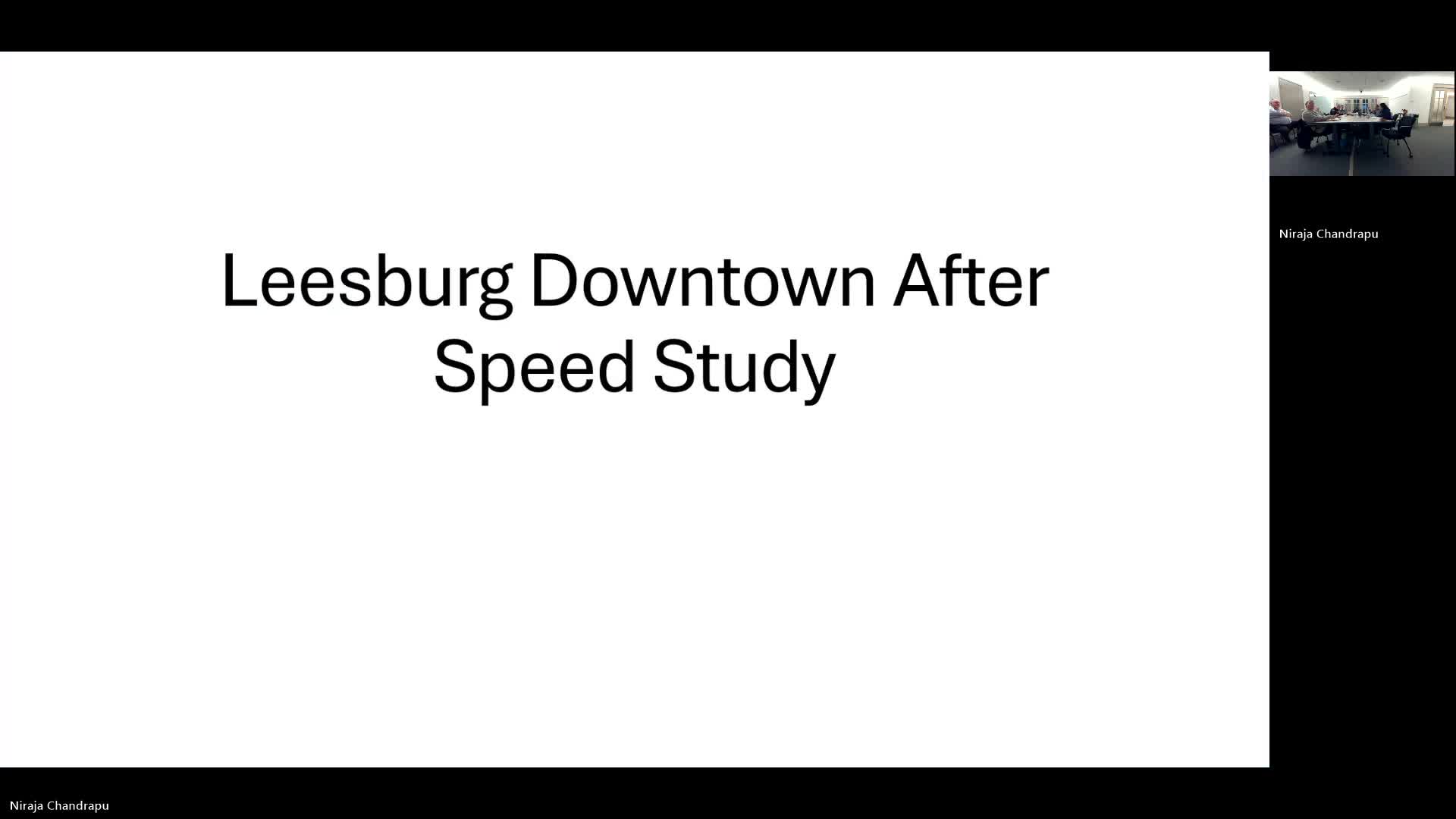 Leesburg commission reviews downtown traffic study and development pipeline as staff present travel-demand model findings